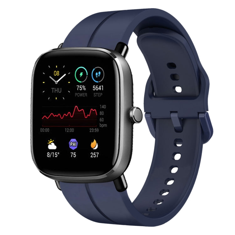 20mm Loop Silicone Watch Band, For Amazfit GTS 4, For Amazfit GTS 3, For Amazfit GTS 2E, For Amazfit GTS 2 Mini