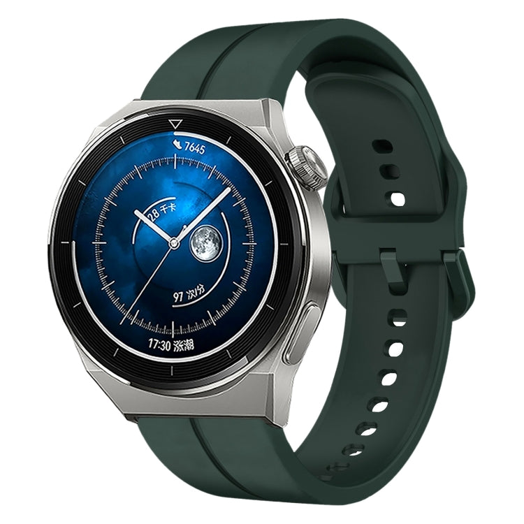 20mm Loop Silicone Watch Band, For Huawei Watch GT3 Pro 43mm, For Huawei Watch GT3 42mm, For Huawei Watch GT2 42mm, For Huawei Watch 2