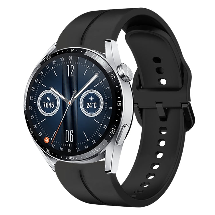 20mm Loop Silicone Watch Band, For Huawei Watch GT3 Pro 43mm, For Huawei Watch GT3 42mm, For Huawei Watch GT2 42mm, For Huawei Watch 2
