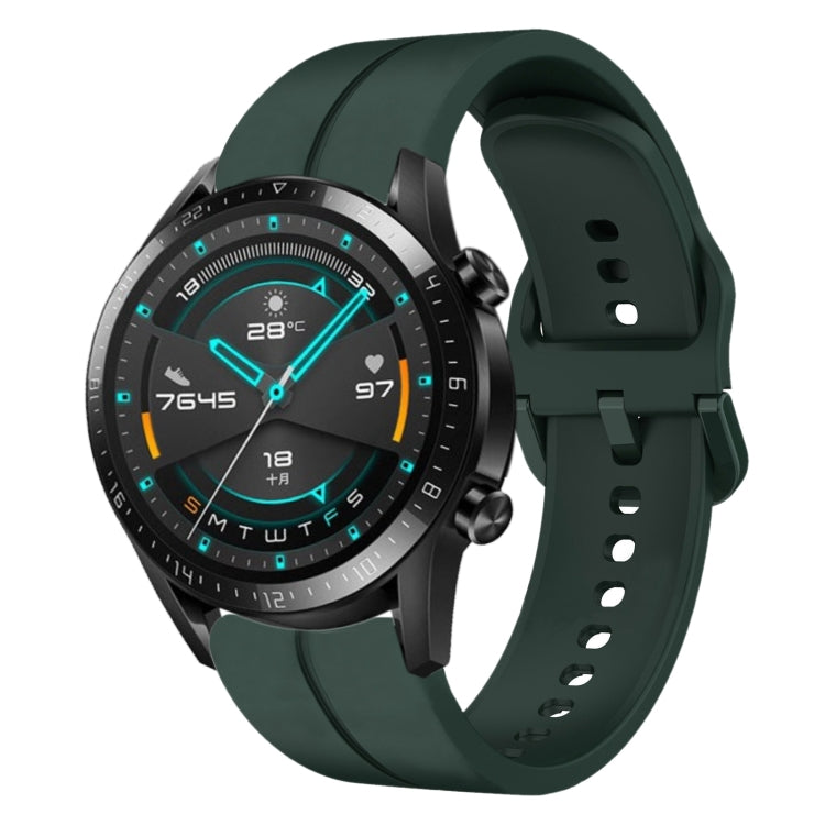 20mm Loop Silicone Watch Band, For Huawei Watch GT3 Pro 43mm, For Huawei Watch GT3 42mm, For Huawei Watch GT2 42mm, For Huawei Watch 2