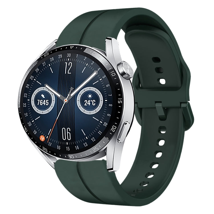 22mm Loop Silicone Watch Band, For Huawei Watch Buds, For Huawei Watch GT 3 SE, For Huawei Watch GT3 Pro 46mm, For Huawei Watch GT3 46mm