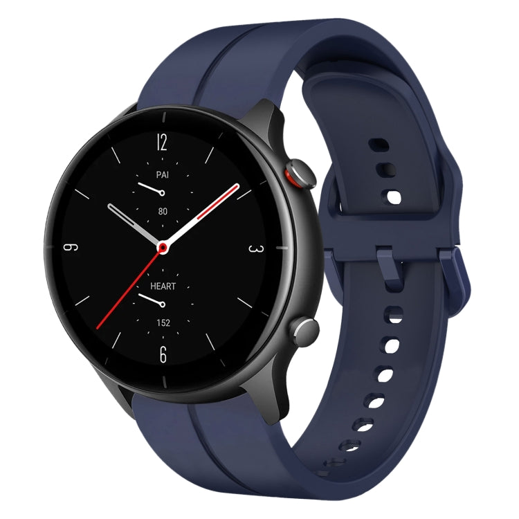 22mm  Loop Silicone Watch Band, For Amazfit GTR 2e, For Amazfit GTR 2, For Amazfit 3, For Amazfit GTR 47mm