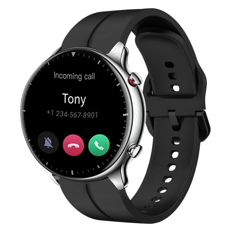 22mm  Loop Silicone Watch Band, For Amazfit GTR 2e, For Amazfit GTR 2, For Amazfit 3, For Amazfit GTR 47mm