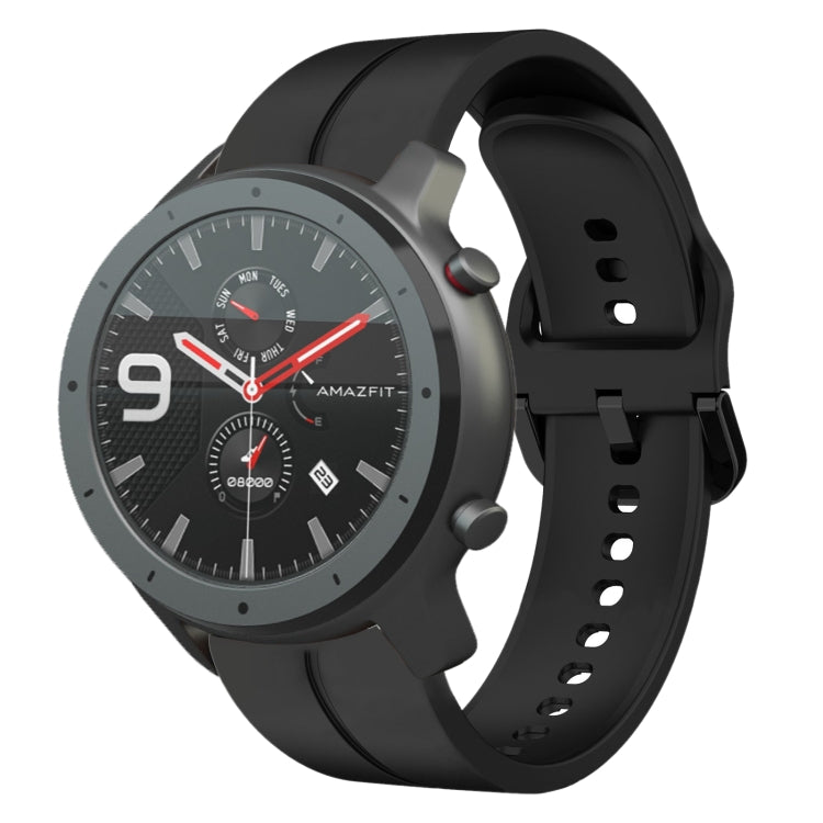 22mm  Loop Silicone Watch Band, For Amazfit GTR 2e, For Amazfit GTR 2, For Amazfit 3, For Amazfit GTR 47mm