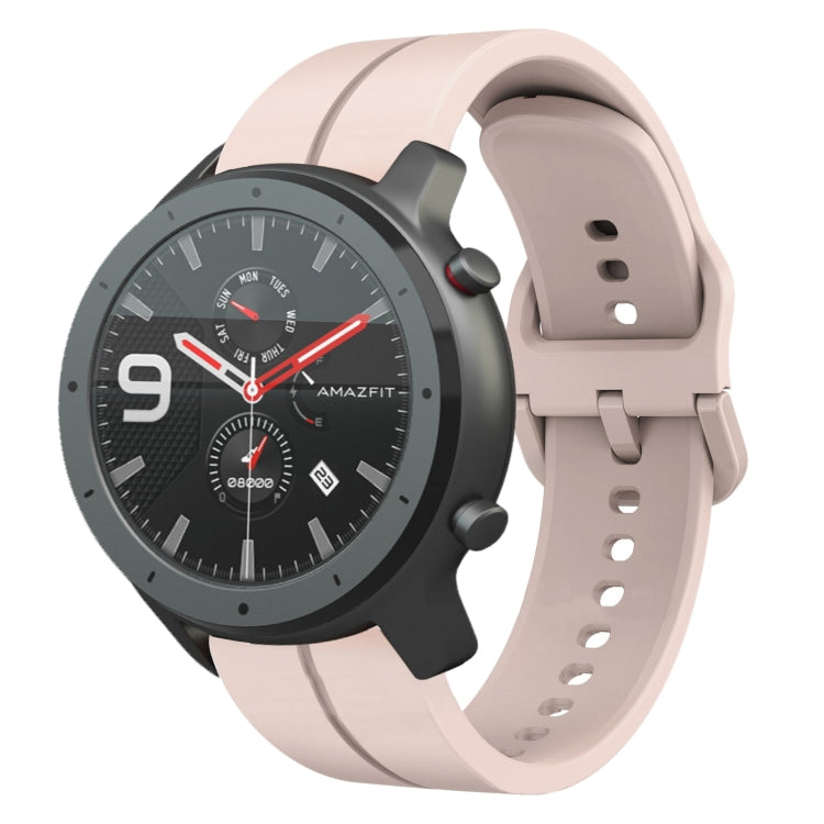 22mm  Loop Silicone Watch Band, For Amazfit GTR 2e, For Amazfit GTR 2, For Amazfit 3, For Amazfit GTR 47mm