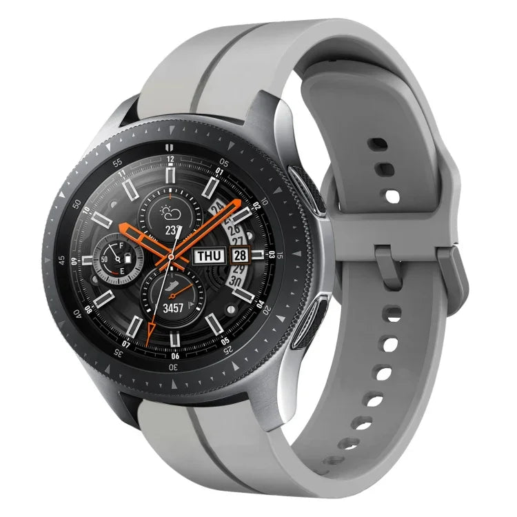 22mm Loop Silicone Watch Band, For Samsung Galaxy Watch3 45mm, For Samsung Galaxy Watch 46mm, For Samsung Gear S3 Classic, For Samsung Gear S3 Frontier
