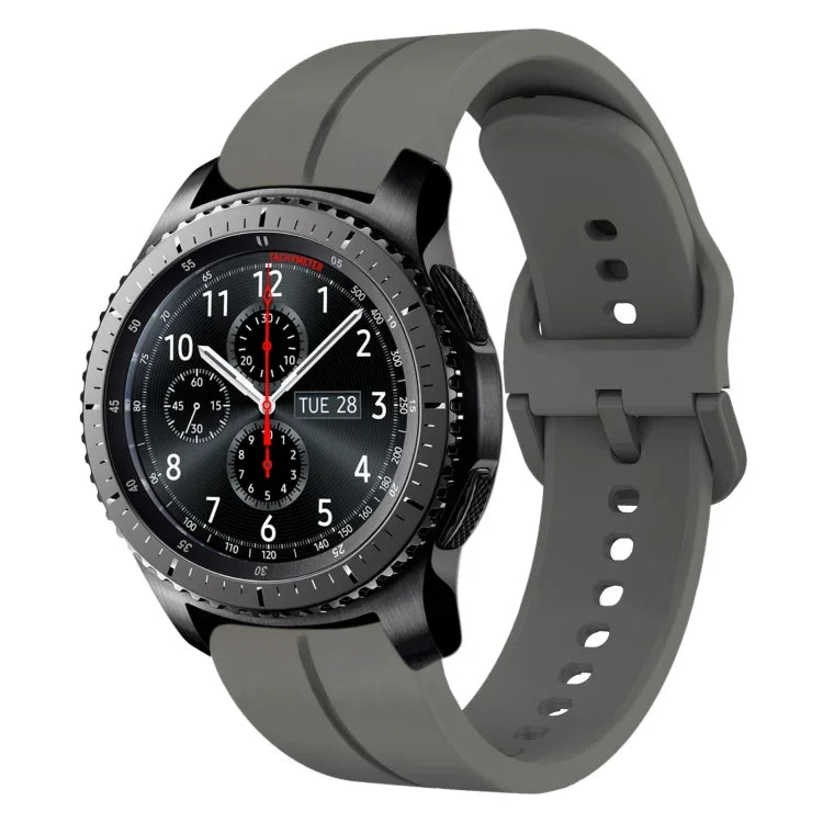 22mm Loop Silicone Watch Band, For Samsung Galaxy Watch3 45mm, For Samsung Galaxy Watch 46mm, For Samsung Gear S3 Classic, For Samsung Gear S3 Frontier
