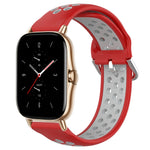 20mm Perforated Breathable Sports Silicone Watch Band, For Amazfit GTS 2 Mini, For Amazfit GTS 2, For Amazfit GTS