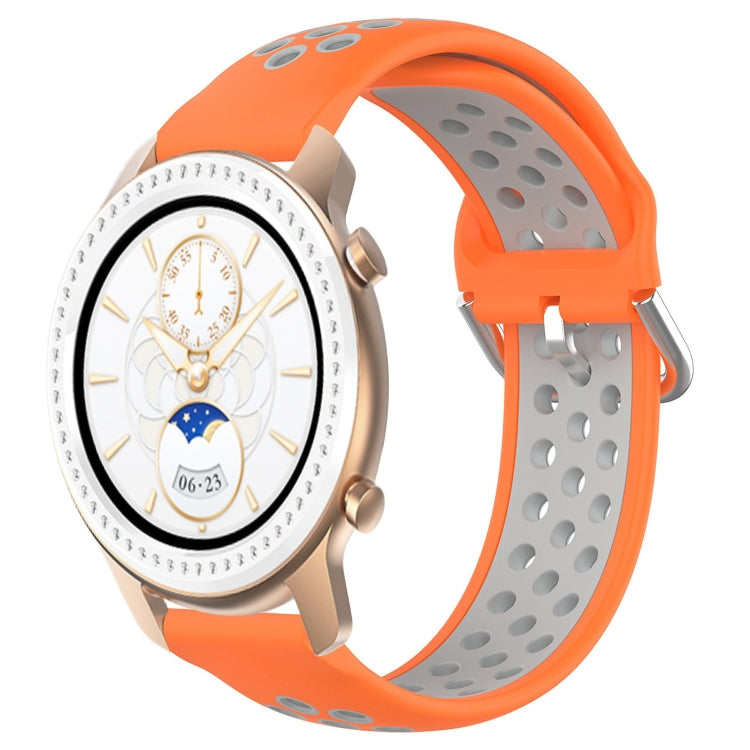 20mm Perforated Breathable Sports Silicone Watch Band, For Amazfit GTR 42MM, For Amazfit Pop Pro, For Amazfit Pop
