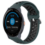 20mm Perforated Breathable Sports Silicone Watch Band, For Garmin Vivoactive3 Music, For Garmin Venu 2 Plus, For Garmin Approach S40