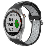 20mm Perforated Breathable Sports Silicone Watch Band, For Garmin Vivoactive3 Music, For Garmin Venu 2 Plus, For Garmin Approach S40