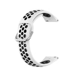 20mm Perforated Breathable Sports Silicone Watch Band, For Garmin Forerunner 158, For Garmin Forerunner 55, For Garmin Venu