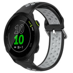20mm Perforated Breathable Sports Silicone Watch Band, For Garmin Forerunner 158, For Garmin Forerunner 55, For Garmin Venu