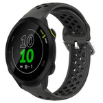 20mm Perforated Breathable Sports Silicone Watch Band, For Garmin Forerunner 158, For Garmin Forerunner 55, For Garmin Venu