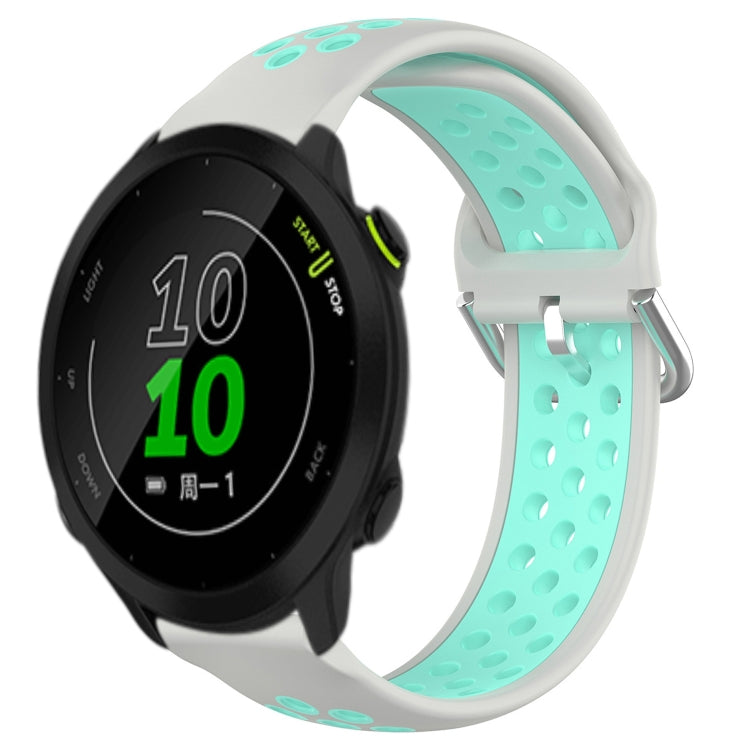 20mm Perforated Breathable Sports Silicone Watch Band, For Garmin Forerunner 158, For Garmin Forerunner 55, For Garmin Venu