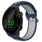 20mm Perforated Breathable Sports Silicone Watch Band, For Garmin Forerunner 158, For Garmin Forerunner 55, For Garmin Venu