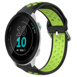 20mm Perforated Breathable Sports Silicone Watch Band, For Garmin Forerunner 158, For Garmin Forerunner 55, For Garmin Venu