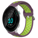 20mm Perforated Breathable Sports Silicone Watch Band, For Garmin Forerunner 158, For Garmin Forerunner 55, For Garmin Venu