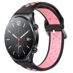 22mm Perforated Breathable Sports Silicone Watch Band, For Xiaomi Watch S2 42mm, For Xiaomi Watch S2 46mm, For Xiaomi MI Watch S1