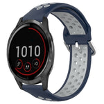 22mm Perforated Breathable Sports Silicone Watch Band, For Garmin Venu 2, For Garmin Vivoactive4, For Garmin Forerunner 265 Music