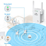 U8 300Mbps Wireless WiFi Repeater Extender Router Wi-Fi Signal Amplifier WiFi Booster, US Plug, EU Plug