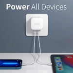 NORTHJO NOGAN3502 GaN PD PPS 35W Dual USB-C / Type-CWall Fast Charger, EU Plug, UK Plug