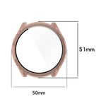 PC + Toughened Film Integrated Watch Protective Case, For Garmin Forerunner 965