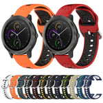 20mm Breathable Two-Color Silicone Watch Band, For Garmin Vivoactive3 Music, For Garmin Venu 2 Plus, For Garmin Approach S40