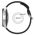 20mm Breathable Two-Color Silicone Watch Band, For Garmin Venu SQ, For Garmin VivoMove Style, For Garmin VivoMove Luxe