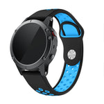 22mm Sports Breathable Silicone Watch Band, For Garmin MARQ Athlete Gen 2, For Garmin Instinct Crossover, For Garmin Instinct Crossover Solar, For Garmin Fenix 7