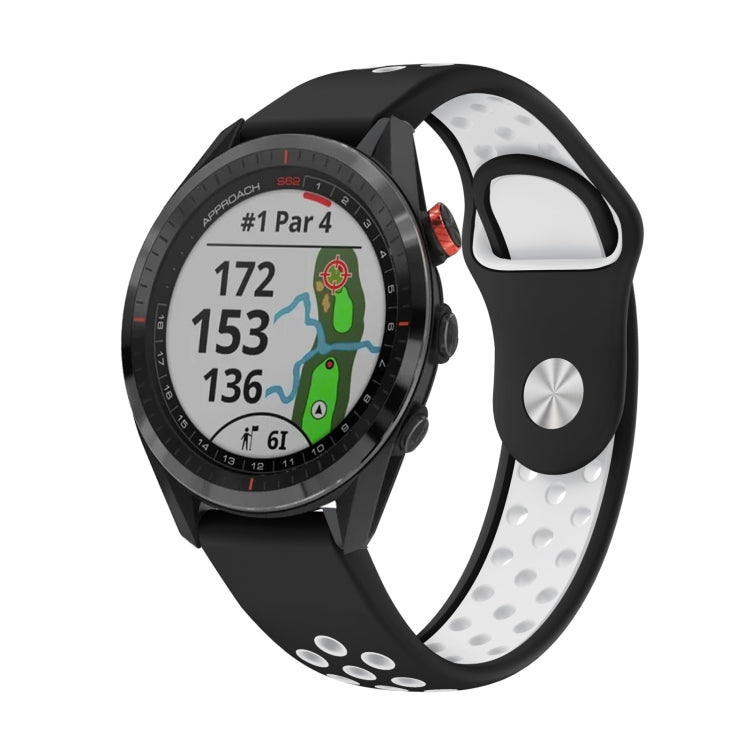 22mm Sports Breathable Silicone Watch Band, For Garmin Fenix 7 Solar, For Garmin Fenix 7 Sapphire Solar, For Garmin EPIX Gen 2, For Garmin Approach S62