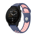 22mm Sports Breathable Silicone Watch Band, For Garmin Fenix 5 Plus, For Garmin Quatix 5, For Garmin Quatix 5 Sapphire, For Garmin Forerunner 955