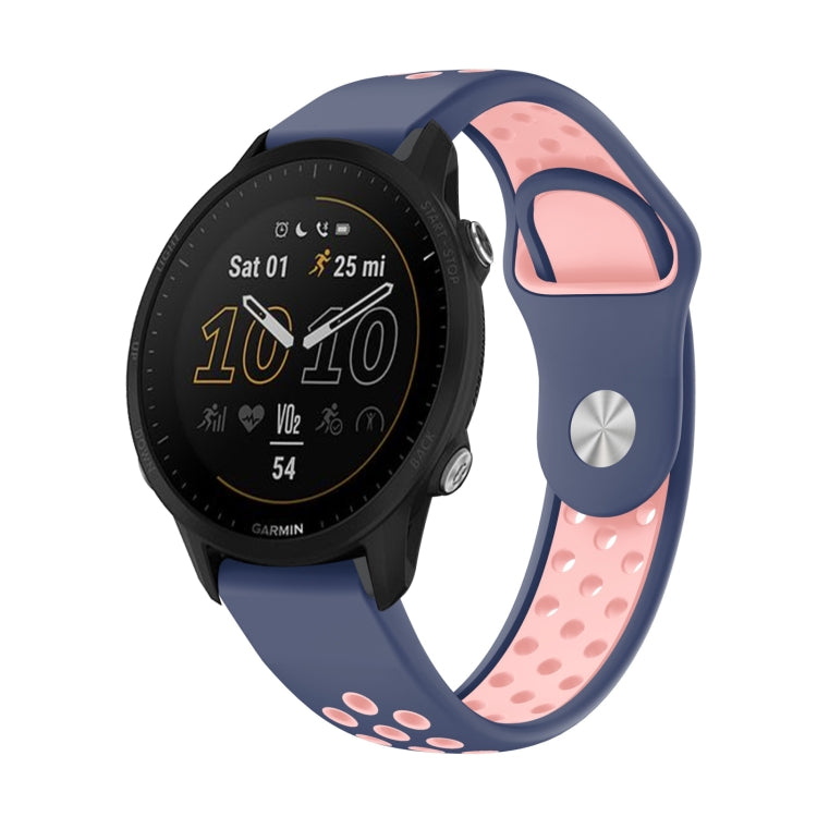 22mm Sports Breathable Silicone Watch Band, For Garmin Fenix 5 Plus, For Garmin Quatix 5, For Garmin Quatix 5 Sapphire, For Garmin Forerunner 955