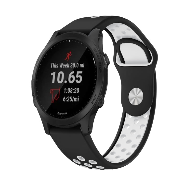 22mm Sports Breathable Silicone Watch Band, For Garmin Forerunner 945, For Garmin Forerunner 935, For Garmin Forerunner 965, For Garmin Instinct 2