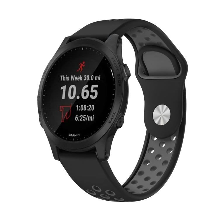 22mm Sports Breathable Silicone Watch Band, For Garmin Forerunner 945, For Garmin Forerunner 935, For Garmin Forerunner 965, For Garmin Instinct 2
