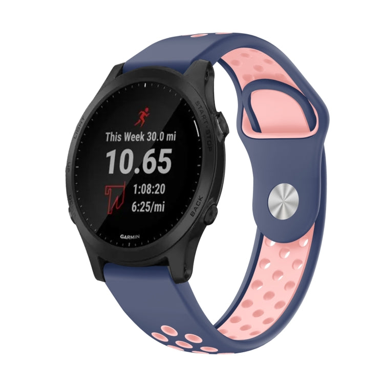 22mm Sports Breathable Silicone Watch Band, For Garmin Forerunner 945, For Garmin Forerunner 935, For Garmin Forerunner 965, For Garmin Instinct 2