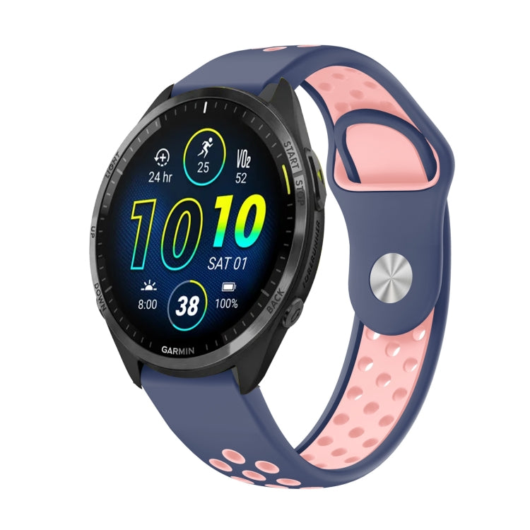 22mm Sports Breathable Silicone Watch Band, For Garmin Forerunner 945, For Garmin Forerunner 935, For Garmin Forerunner 965, For Garmin Instinct 2