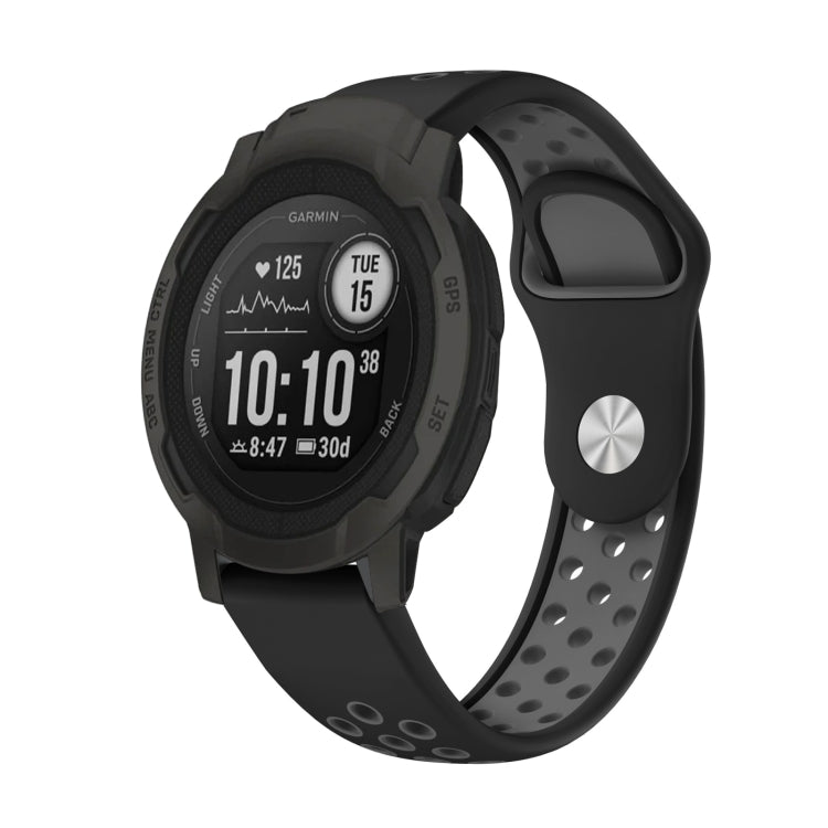 22mm Sports Breathable Silicone Watch Band, For Garmin Forerunner 945, For Garmin Forerunner 935, For Garmin Forerunner 965, For Garmin Instinct 2
