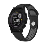 22mm Sports Breathable Silicone Watch Band, For Garmin Instinct, For Garmin Descent G1