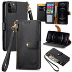 Love Zipper Lanyard Leather Phone Case, For iPhone 14 Pro Max, For iPhone 7 / 8 / SE 2022, For iPhone 13 Pro Max, For iPhone 13 Pro, For iPhone 13, For iPhone 12 / 12 Pro, For iPhone 12 Pro Max, For iPhone 11 Pro Max
