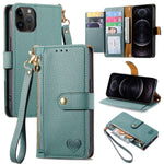 Love Zipper Lanyard Leather Phone Case, For iPhone 14 Pro Max, For iPhone 7 / 8 / SE 2022, For iPhone 13 Pro Max, For iPhone 13 Pro, For iPhone 13, For iPhone 12 / 12 Pro, For iPhone 12 Pro Max, For iPhone 11 Pro Max