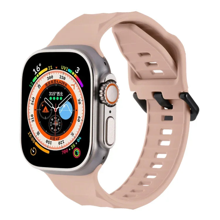 Ripple Silicone Sports Watch Band, For Apple Watch 2 42mm, For Apple Watch 42mm