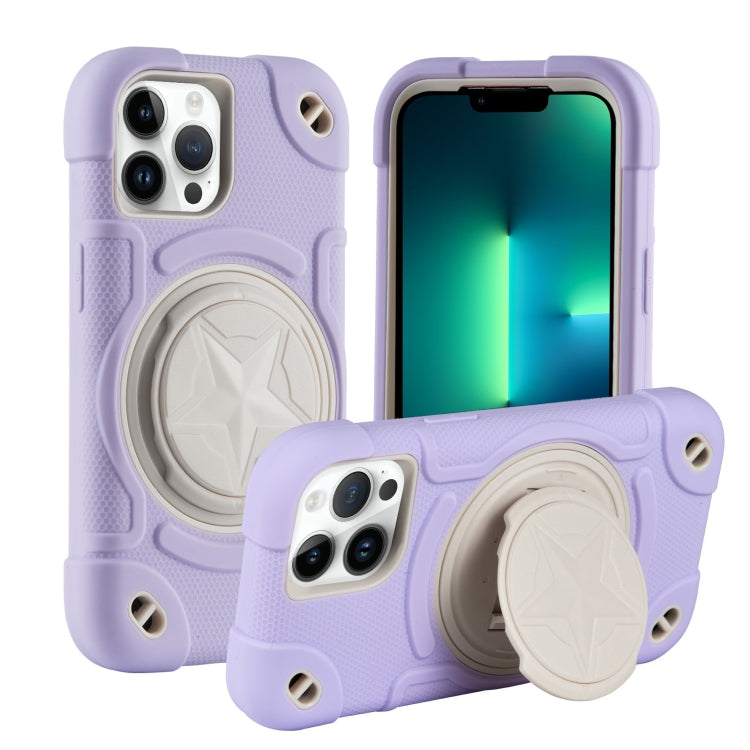 Shield PC Hybrid Silicone Phone Case, For iPhone 14, For iPhone 14 Pro Max, For iPhone 13 Pro Max, For iPhone 13