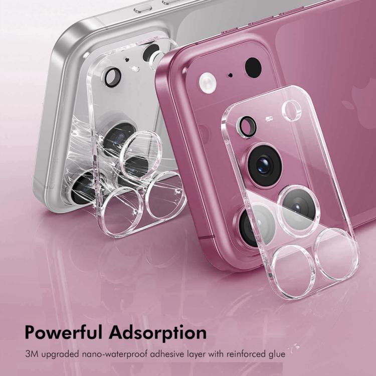 2pcs ENKAY Hat-Prince 9H Rear Camera Lens Tempered Glass Film, For iPhone 18 Pro, For iPhone 18 Pro Max, For iPhone 17e / 16e, For iPhone 17 Pro Max, For iPhone 17 Pro, For iPhone 17, For iPhone Air, For iPhone 16 Pro / 16 Pro Max, For iPhone 16 / 16 P...