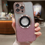Gradient Glitter Electroplating MagSafe TPU Phone Case, For iPhone 17e / 16e, For iPhone 17 Pro Max, For iPhone 17 Pro, For iPhone 17, For iPhone Air, For iPhone 16 Pro Max