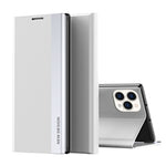 Side Electroplated Adsorption Leather Phone Case, For iPhone 18 Pro / 17 Pro, For iPhone 18 Pro Max / 17 Pro Max, For iPhone 17e / 16e, For iPhone 17, For iPhone Air, For iPhone 16 Pro Max