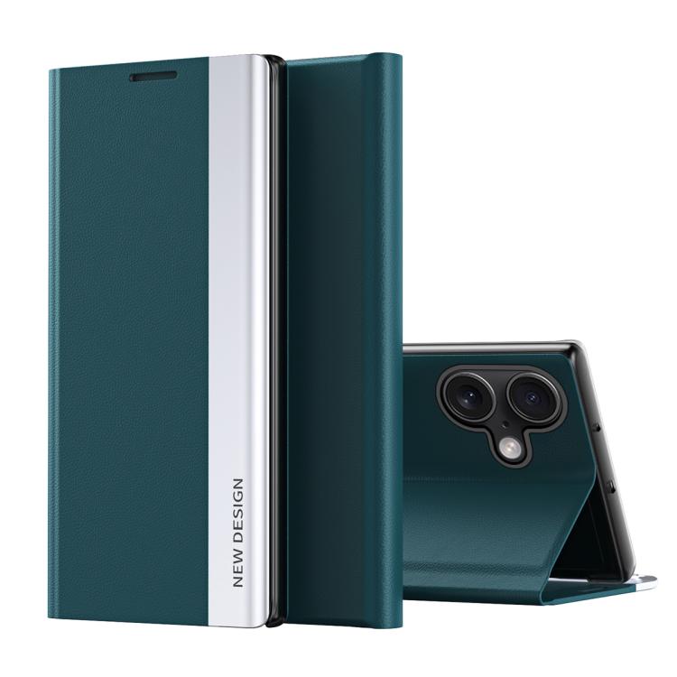 Side Electroplated Adsorption Leather Phone Case, For iPhone 17e / 16e, For iPhone 17 Pro Max, For iPhone 17 Pro, For iPhone 17, For iPhone Air, For iPhone 16 Pro Max