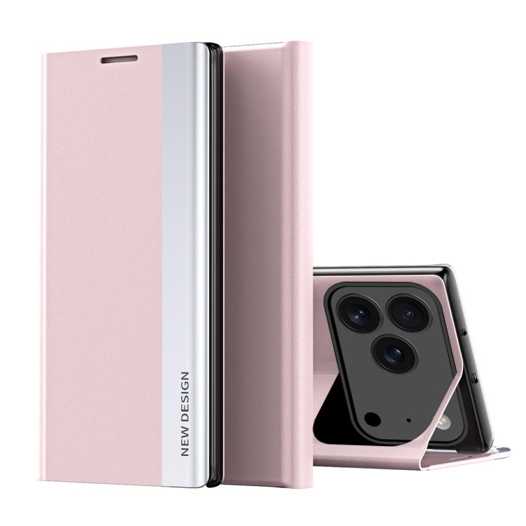 Side Electroplated Adsorption Leather Phone Case, For iPhone 18 Pro / 17 Pro, For iPhone 18 Pro Max / 17 Pro Max, For iPhone 17e / 16e, For iPhone 17, For iPhone Air, For iPhone 16 Pro Max
