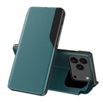 Side Display Flip Leather Phone Case, For iPhone 17e / 16e, For iPhone 17 Pro Max, For iPhone 17 Pro, For iPhone 17, For iPhone Air, For iPhone 16 Pro Max, For iPhone 16 Pro, For iPhone 16 Plus