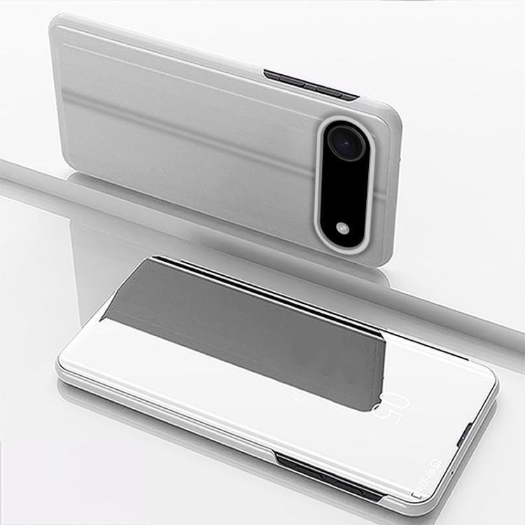 Plated Mirror Horizontal Flip Leather Phone Case with Holder, For iPhone 17e / 16e, For iPhone 17 Pro Max, For iPhone 17 Pro, For iPhone 17, For iPhone Air, For iPhone 16 Pro Max